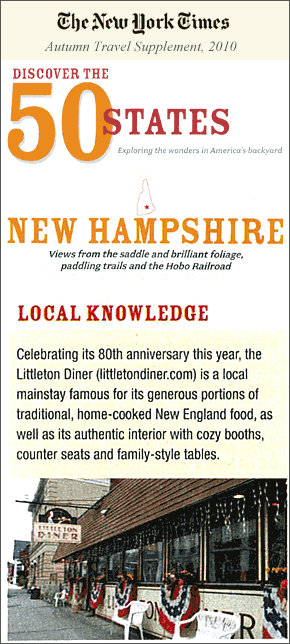 NY Times NH Tourism Supplement